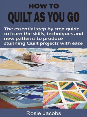 cover image of HOW TO QUILT AS YOU GO